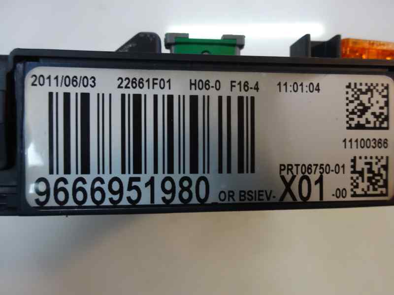 CAJA RELES FUSIBLES PEUGEOT 207 1.4 VTI MT 95CV