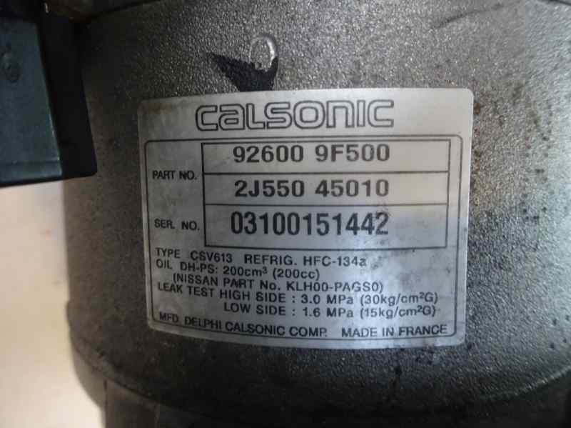COMPRESOR AIRE ACONDICIONADO NISSAN ALMERA 1.5 MT 90CV | 69KW