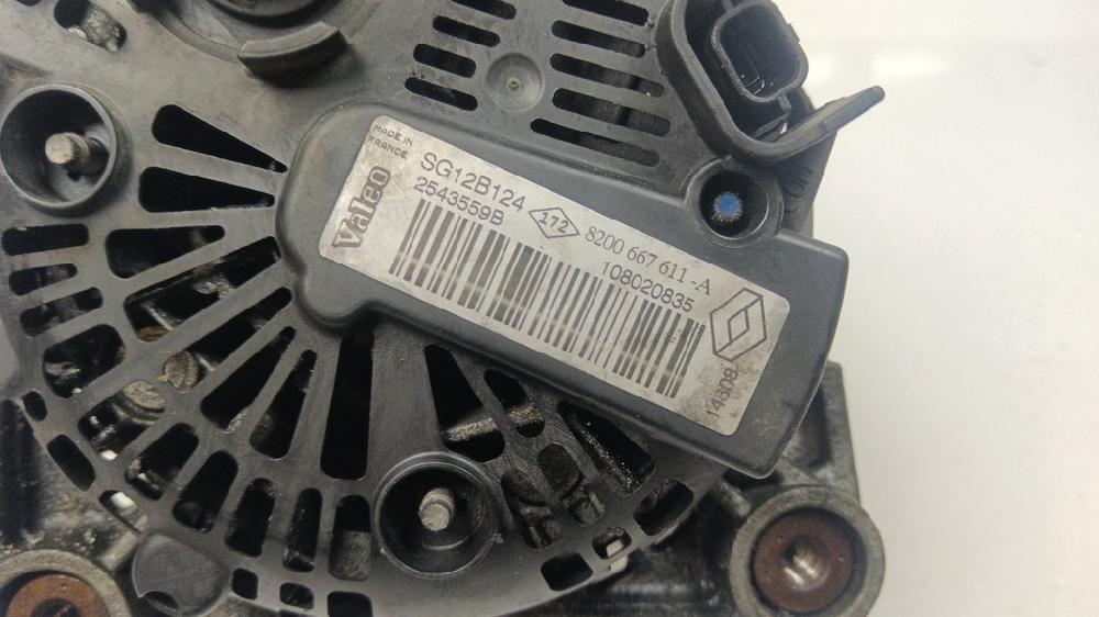 ALTERNADOR RENAULT SCENIC 1.9 DCI MT 131CV