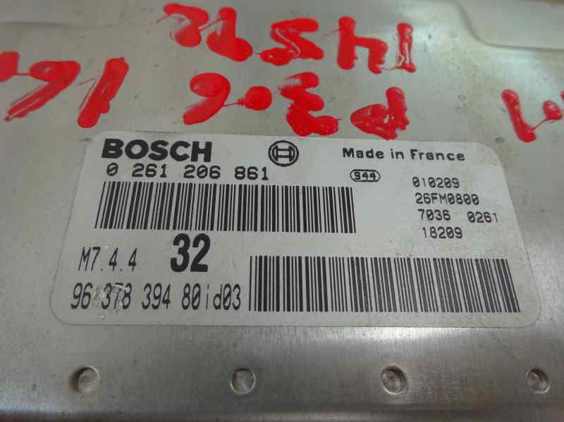 CENTRALITA MOTOR UCE PEUGEOT 306 1.6 MT 99CV