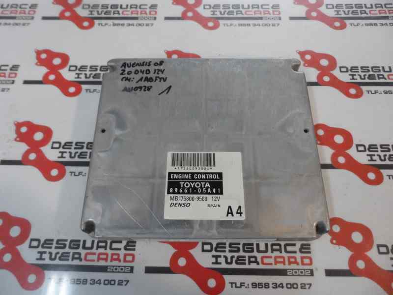 CENTRALITA MOTOR UCE TOYOTA AVENSIS 2008 2.0 MT 126CV | 93KW
