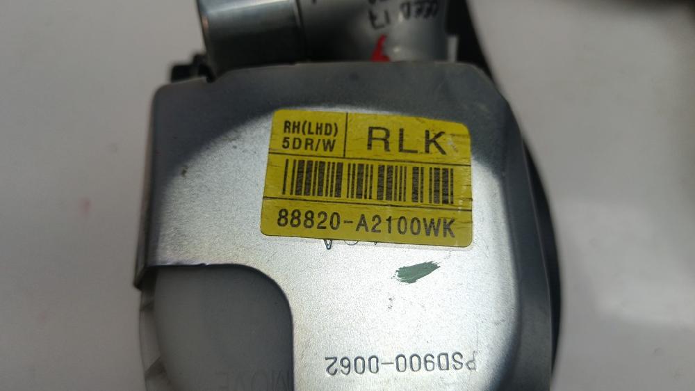 CINTURON SEGURIDAD DELANTERO DERECHO KIA CEED 1.4 MT 90CV | 66KW