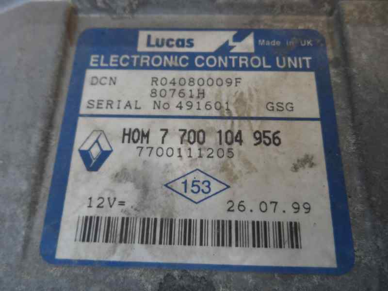 CENTRALITA MOTOR UCE RENAULT CLIO 1.9 D MT 64CV | 47KW