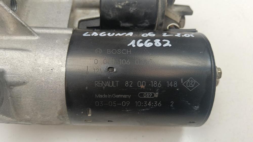 MOTOR ARRANQUE RENAULT LAGUNA 2006 2.0 AT 135CV
