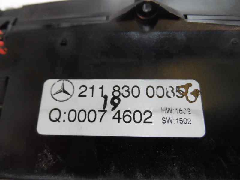 MANDO CLIMATIZADOR MERCEDES BENZ CLASE E 2.2 MT 143CV | 105KW