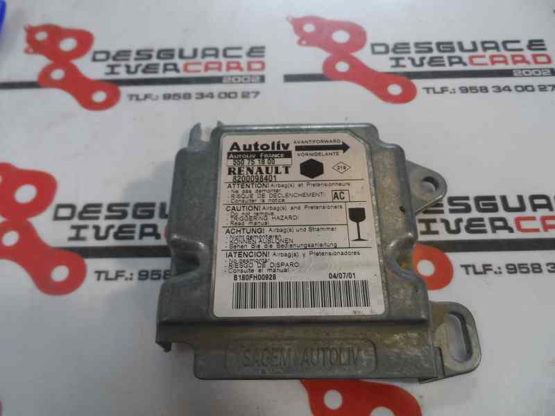 CENTRALITA AIRBAG RENAULT KANGOO 1.9 DTI MT 80CV | 59KW