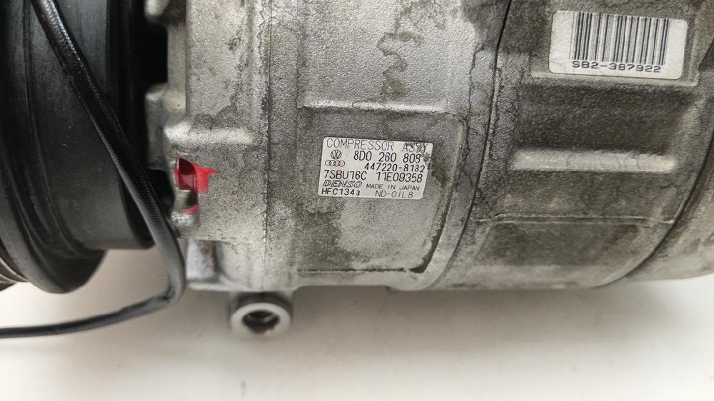 COMPRESOR AIRE ACONDICIONADO VOLKSWAGEN PASSAT 1.9 TDI MT 101CV | 74KW