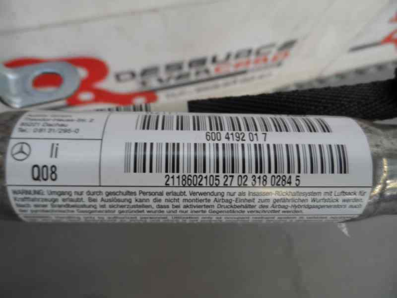 AIRBAG CORTINA DELANTERO IZQUIERDO MERCEDES BENZ CLASE E 2.2 MT 143CV | 105KW