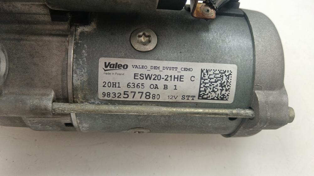 MOTOR ARRANQUE PEUGEOT 208 1.5 MT 102CV | 75KW