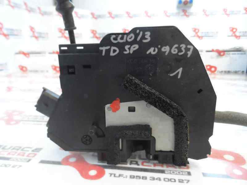 CERRADURA PUERTA TRASERA DERECHA RENAULT CLIO 1.5 DCI MT 90CV
