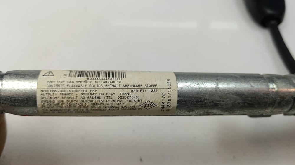 ANCLAJE CINTURON DELANTERO IZQUIERDO RENAULT MEGANE 1.2 TCE MT 115CV