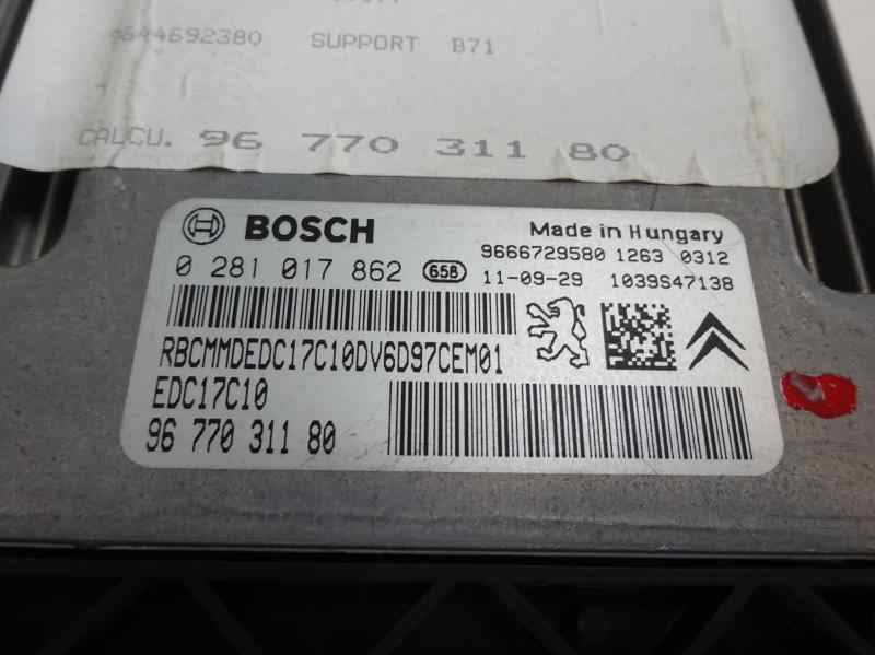 CENTRALITA MOTOR UCE CITROEN C4 2011 1.6 90CV HDI FAP