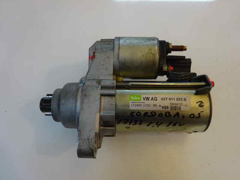 MOTOR ARRANQUE SEAT CORDOBA 1.4 MT 100CV