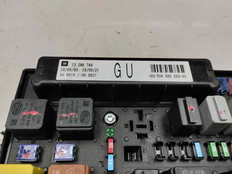 CAJA RELES FUSIBLES OPEL ASTRA 1.7 CDTI ECOFLEX MT 110CV