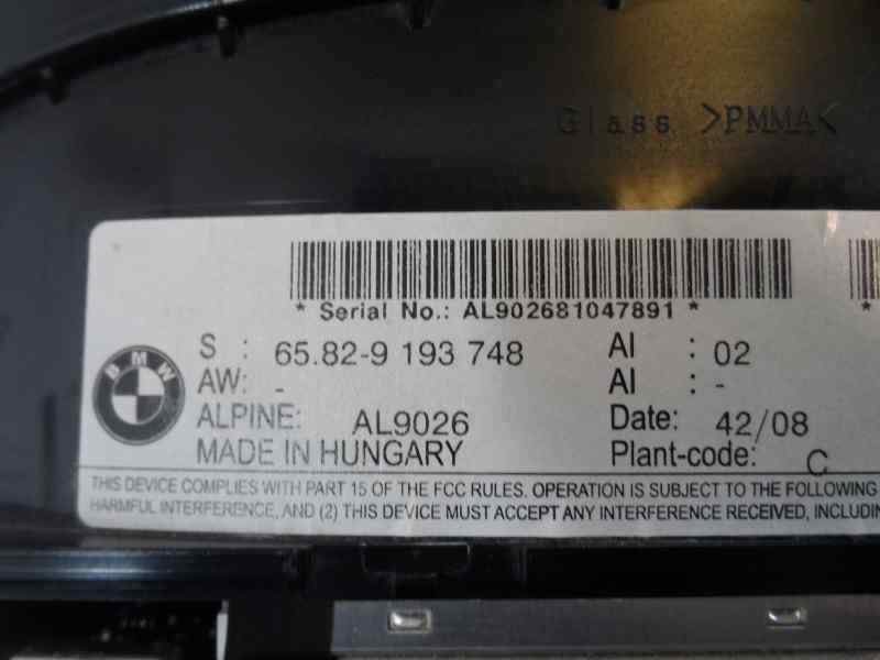 PANTALLA MULTIFUNCION BMW SERIE 5 2.0 520D MT 177CV