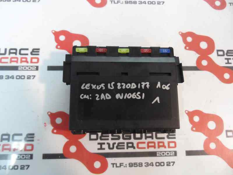 MODULO ELECTRONICO LEXUS IS 2006 2.2 220D MT 177CV