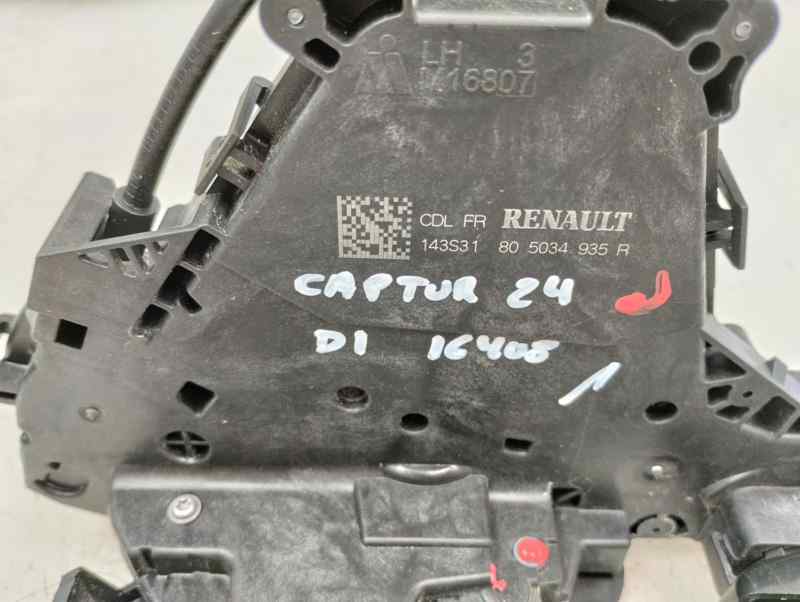 CERRADURA PUERTA DELANTERA IZQUIERDA RENAULT CAPTUR 1.0 MT 100CV | 74KW