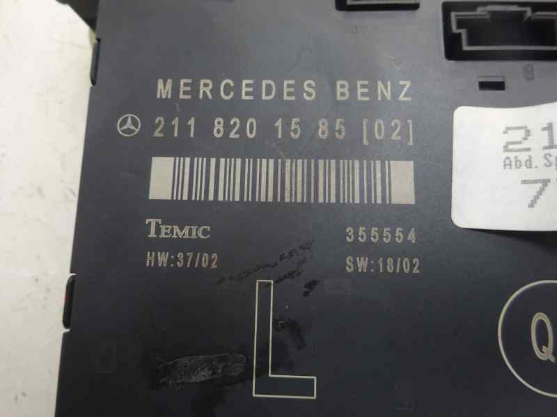 MODULO CONFORT MERCEDES BENZ CLASE E 2003 3.2 320 CDI 5G-TRONIC 204CV