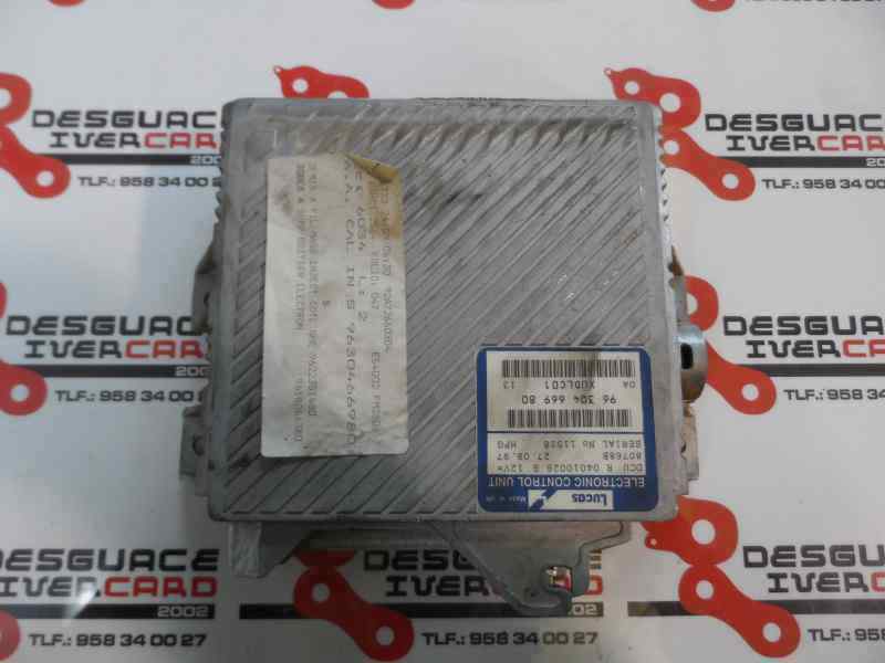 CENTRALITA MOTOR UCE PEUGEOT 406 2.1 TD MT 109CV