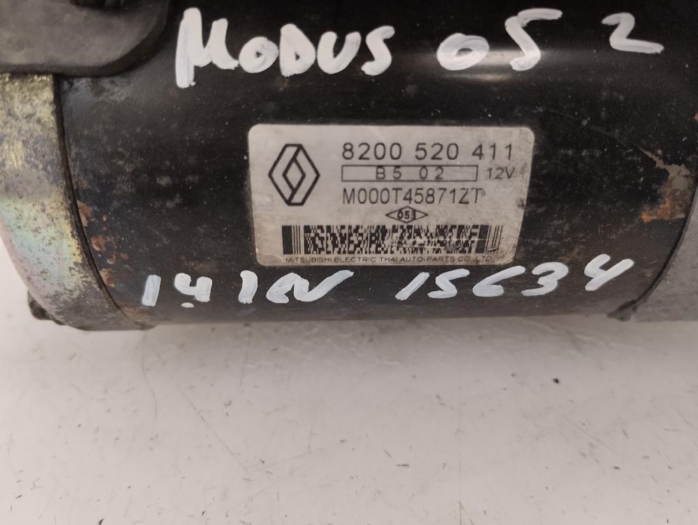 MOTOR ARRANQUE RENAULT MODUS 1.4 MT 98CV
