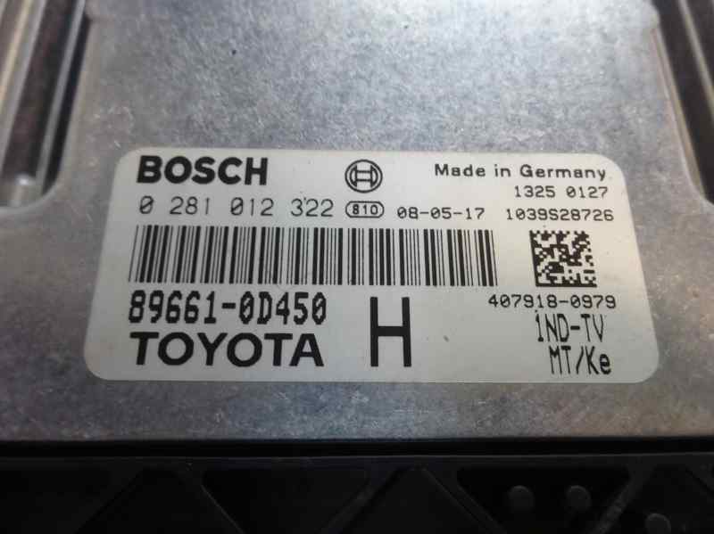 CENTRALITA MOTOR UCE TOYOTA YARIS 1.4 D-4D MT 75CV
