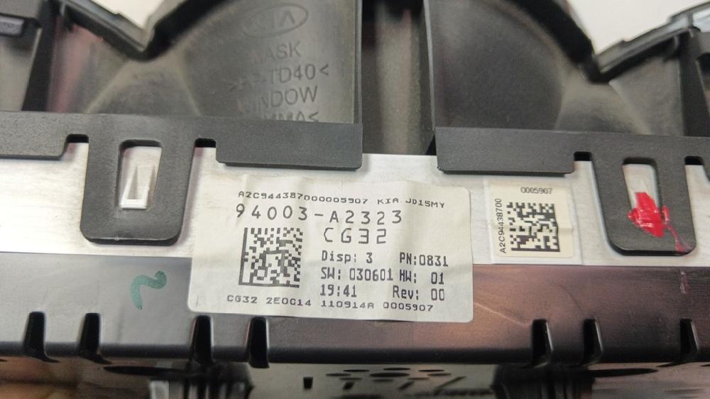 CUADRO INSTRUMENTOS KIA CEED 1.4 MT 90CV | 66KW