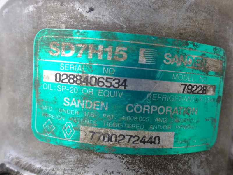 COMPRESOR AIRE ACONDICIONADO RENAULT 5 1.7 MT 90CV