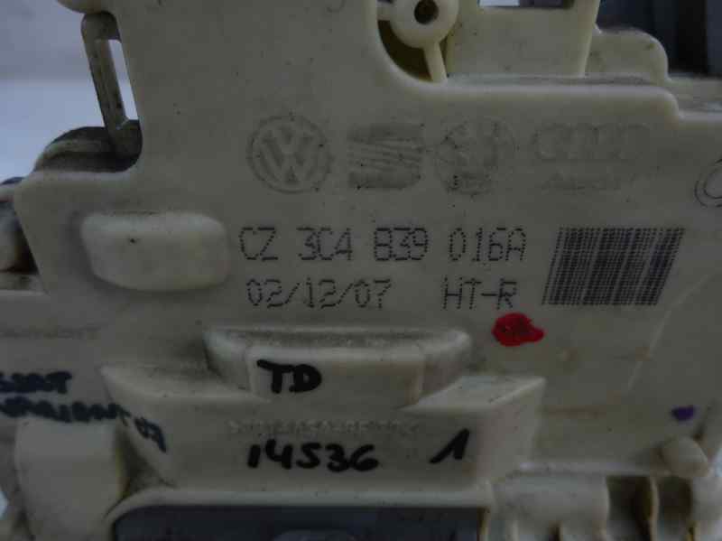 CERRADURA PUERTA TRASERA DERECHA VOLKSWAGEN PASSAT VARIANT 2.0 TDI DSG 150CV