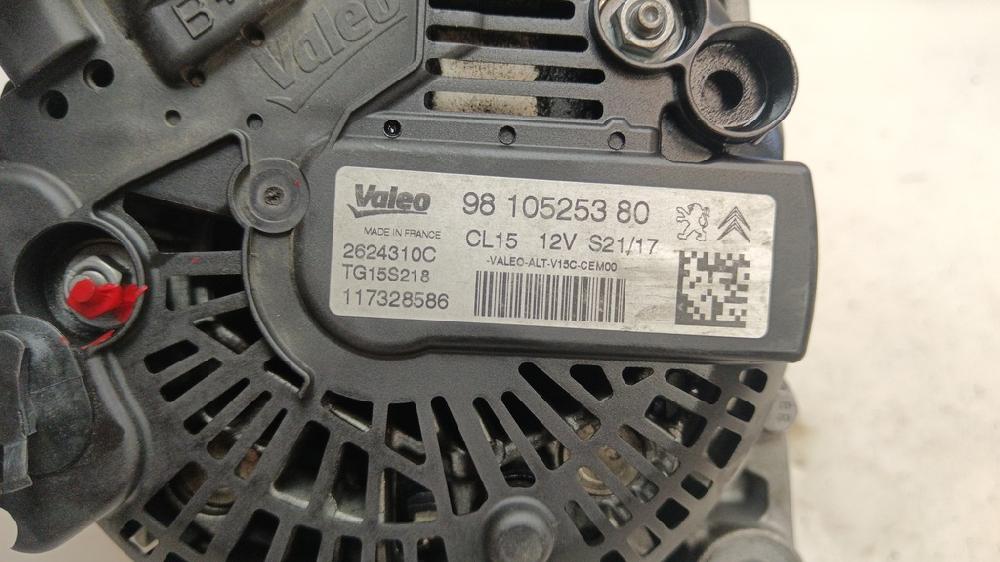 ALTERNADOR CITROEN C4 CACTUS 2017 1.6 MT 99CV | 73KW