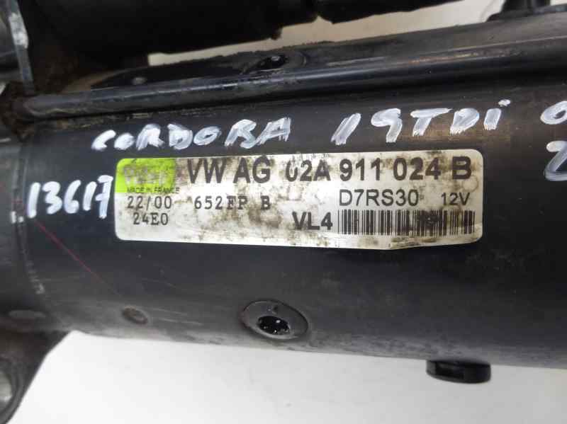 MOTOR ARRANQUE SEAT CORDOBA 1.9 MT 90CV | 66KW