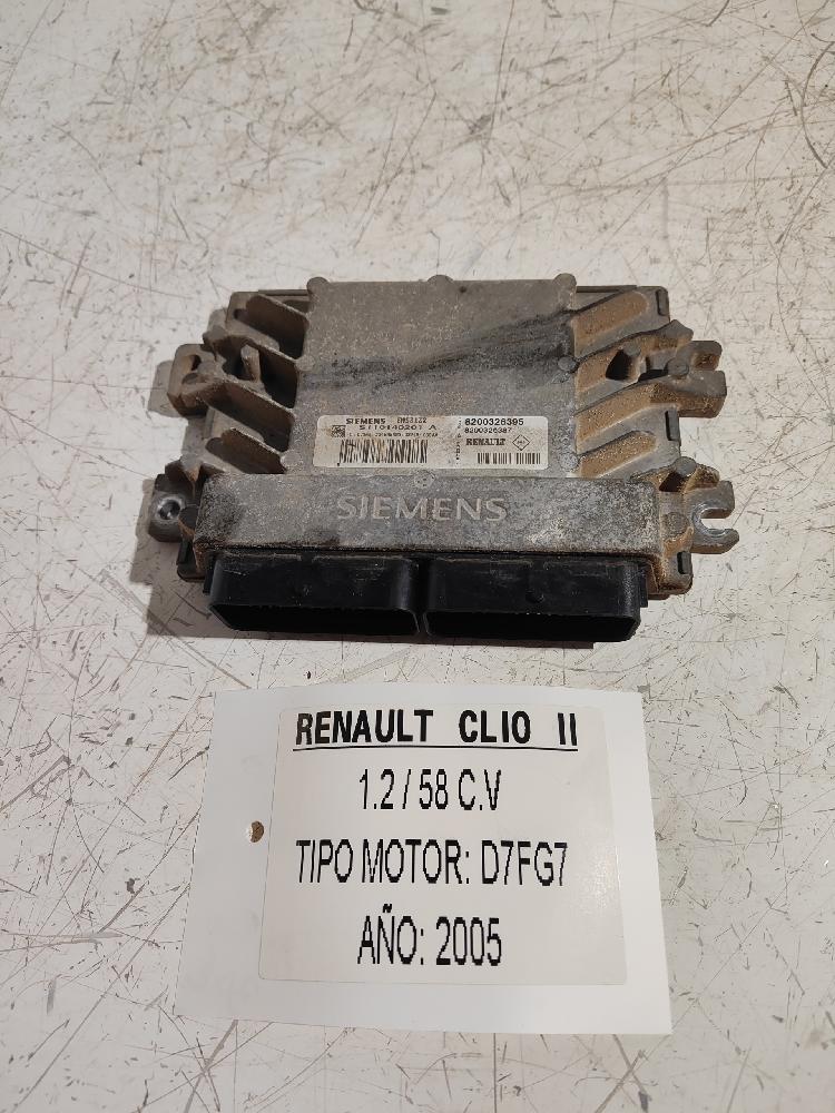 RENAULT Clio 2 generation (1998-2013) Блок керування двигуном ECU 8200326395,SIEMENS 27775457