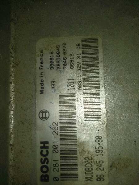 Switchboard engine uce 0281001262 de Citroen Xantia break 1997-2002 - pieza usada