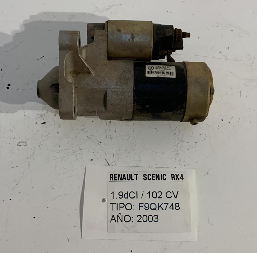 Starter motor 7700116282 de Renault Megane scénic (ja0/1_) 2000-2003 - pieza usada