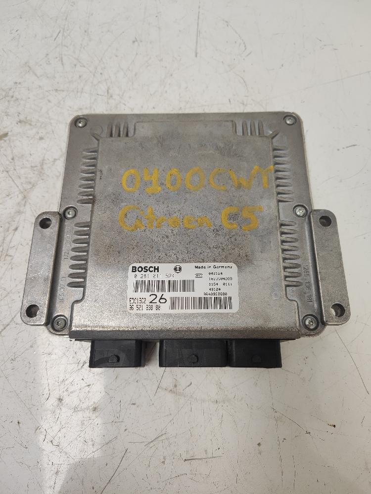 CITROËN C5 1 generation (2001-2008) Блок керування двигуном ECU 0281011524 27774792