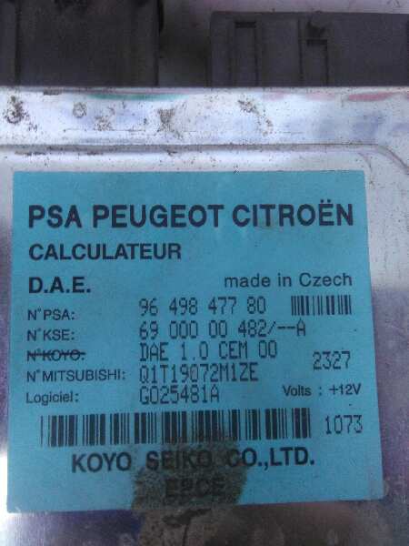 Módulo electronico 9649847780 de Citroen C3 1995-2010 68 CV - pieza usada