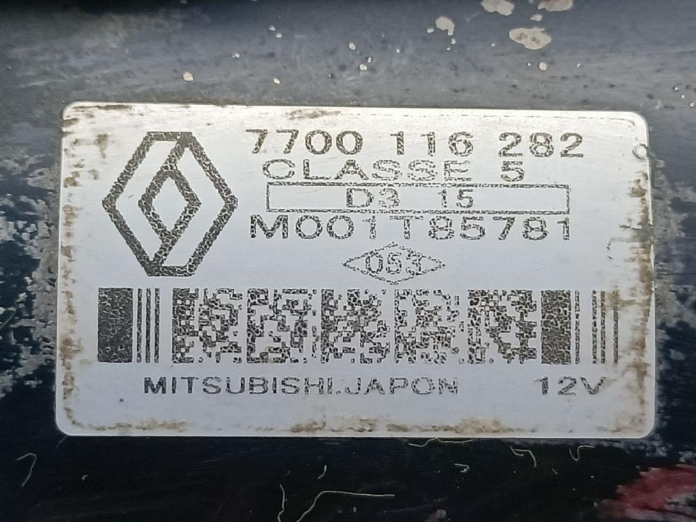 Starter motor 7700116282 de Renault Scénic i monospace (ja0/1_, fa0_) 1999-2003 - pieza usada