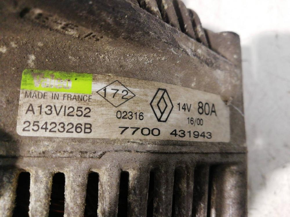 Alternador 7700431943 de Renault Megane i fase 2 gandtour (ka..) 1999-2003 - pieza usada
