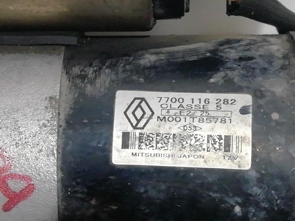 Starter motor 7700116282 de Renault Megane i fase 2 berlina (ba0) 2000-2002 - pieza usada