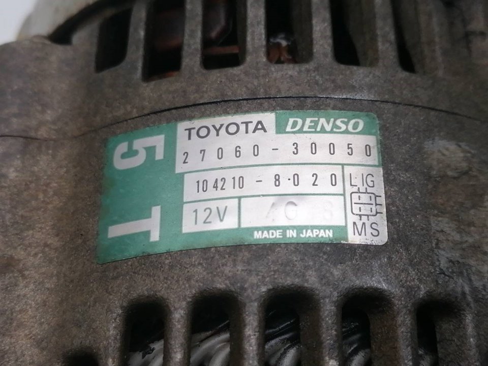 Alternador 2706030050 de Toyota Land cruiser 90 (_j9_) 1996-2002 - pieza usada