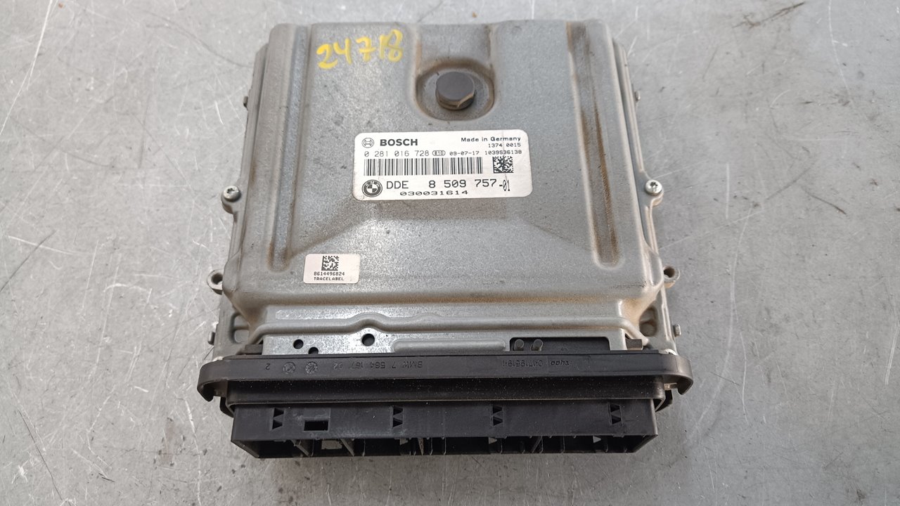 BMW 5 Series Gran Turismo F07 (2010-2017) Блок керування двигуном ECU 8509757,0281016728 22862132