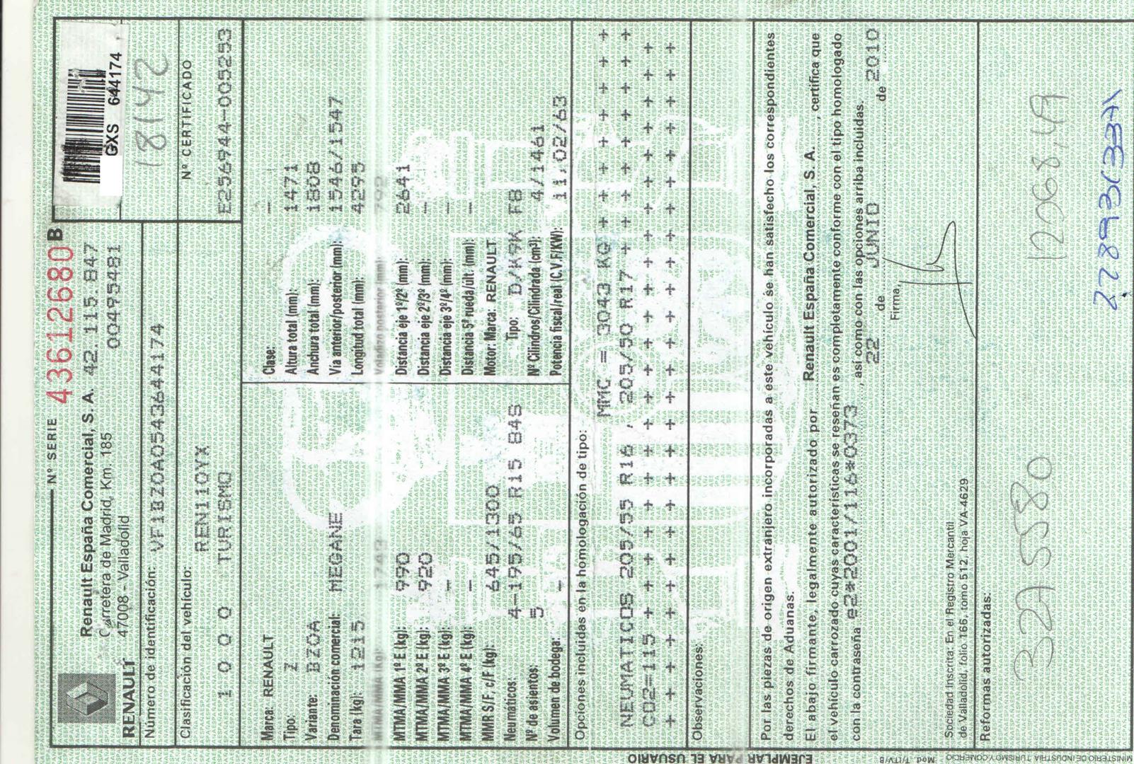 VAUXHALL Variklis K9K830,K9K.830,K9K830 27470823