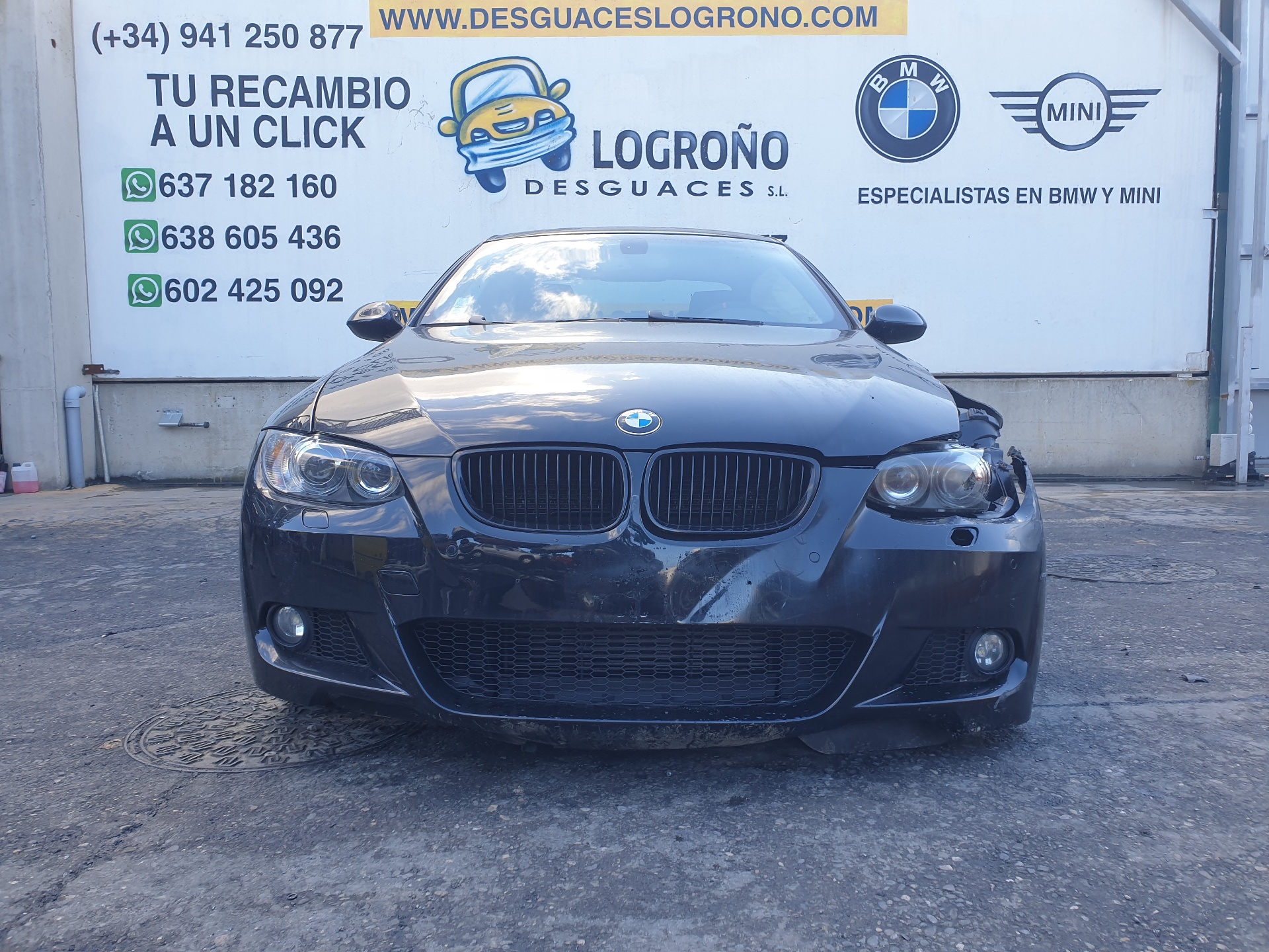 BMW 3 Series E90/E91/E92/E93 (2004-2013) Front Left Fog Light 63177839865,7839865 24252423