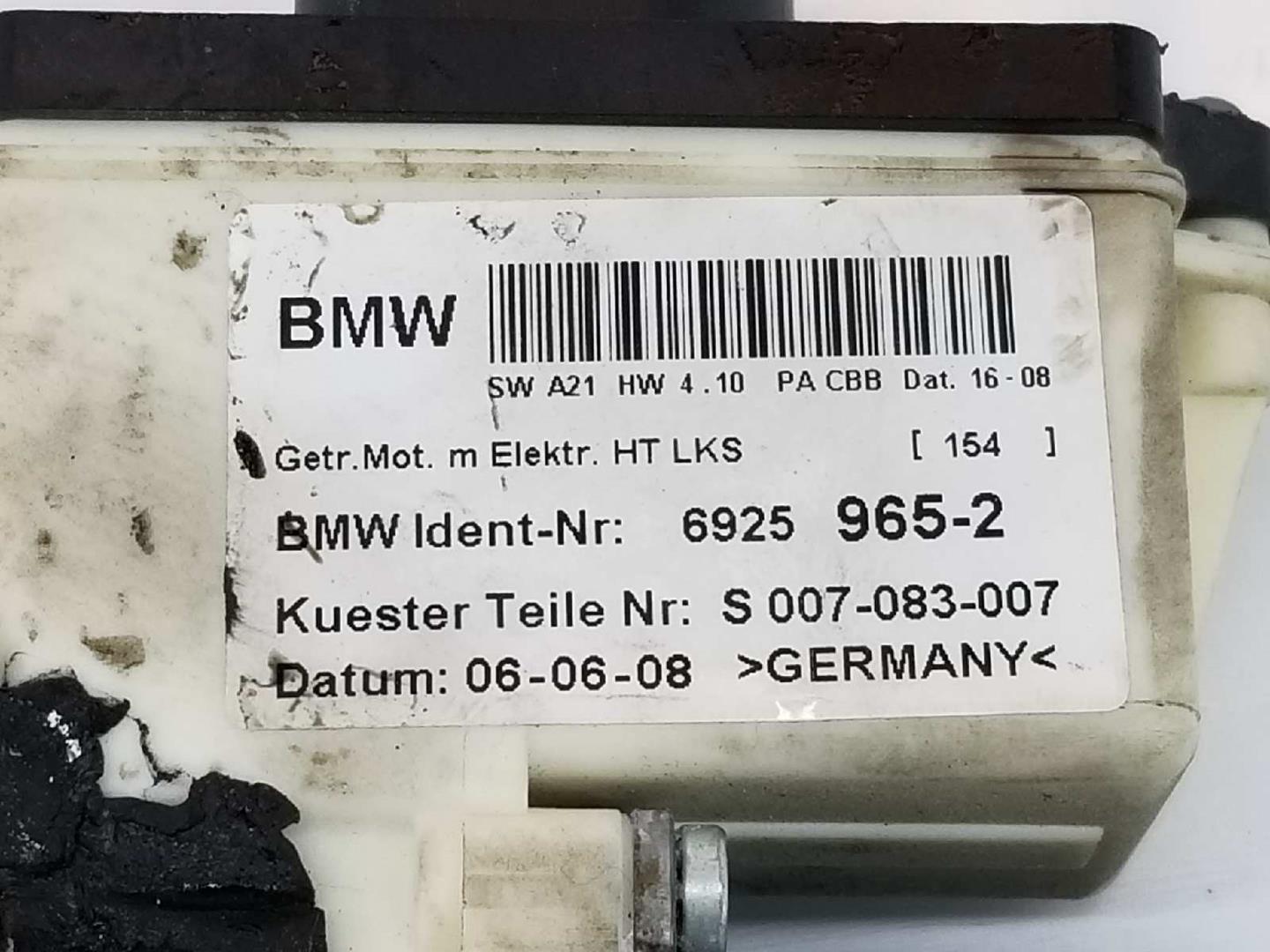 BMW X3 E83 (2003-2010) Aizmugurējo kreiso durvju loga pacēlāja motorīts 67626925965,69259652 19911018