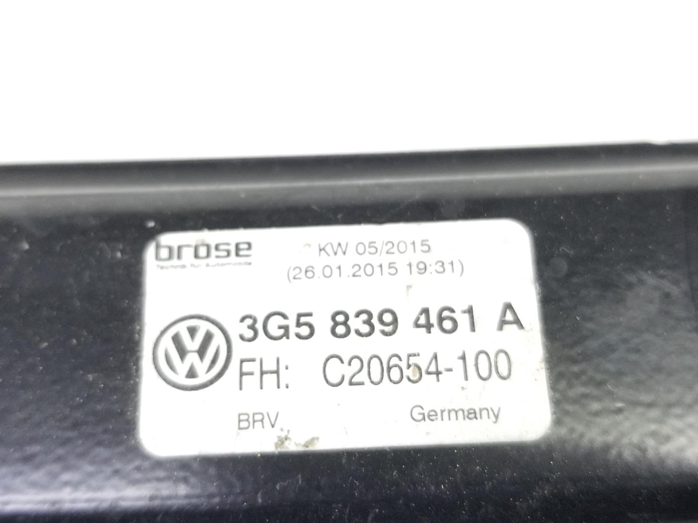 VOLKSWAGEN Passat B8 (2014-2023) Rear left door window lifter 3G5839461A, 3G5839461A 19797991