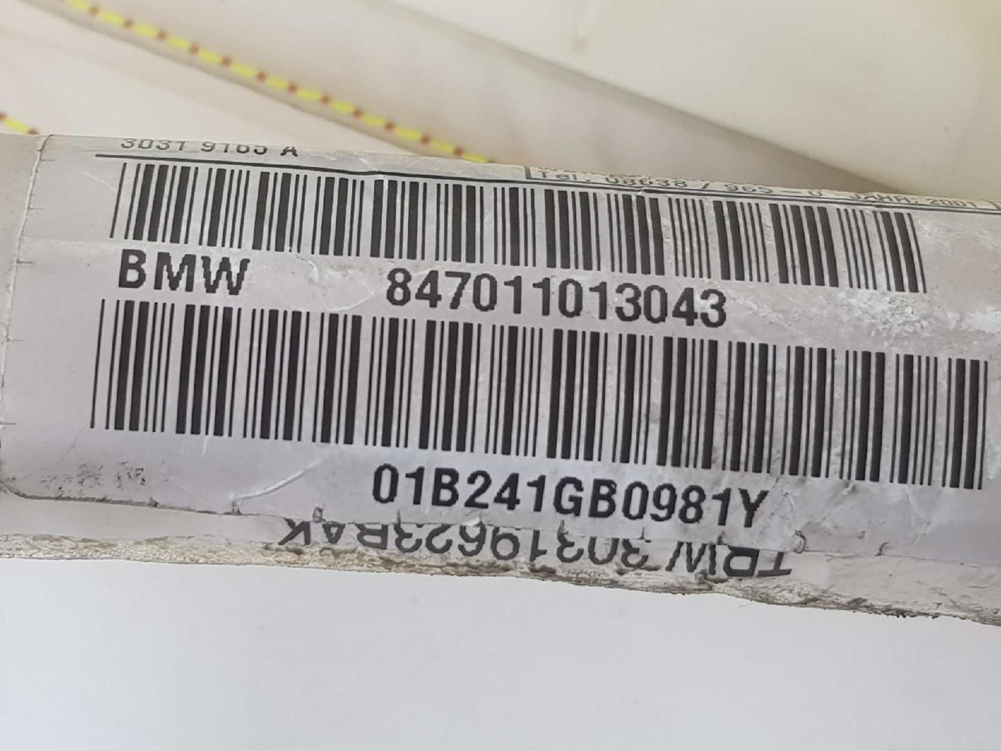 BMW 7 Series E65/E66 (2001-2008) Kairės pusės stogo oro pagalvė (SRS) 72129143351, 72129143351 19916376