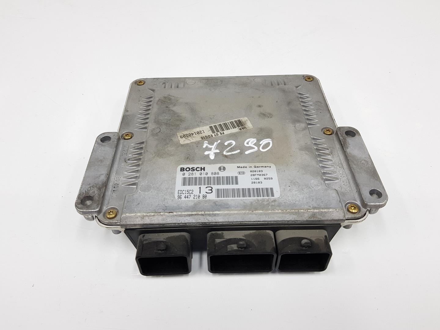 CITROËN C5 1 generation (2001-2008) Блок керування двигуном ECU 9644721080,1940J3 27212802