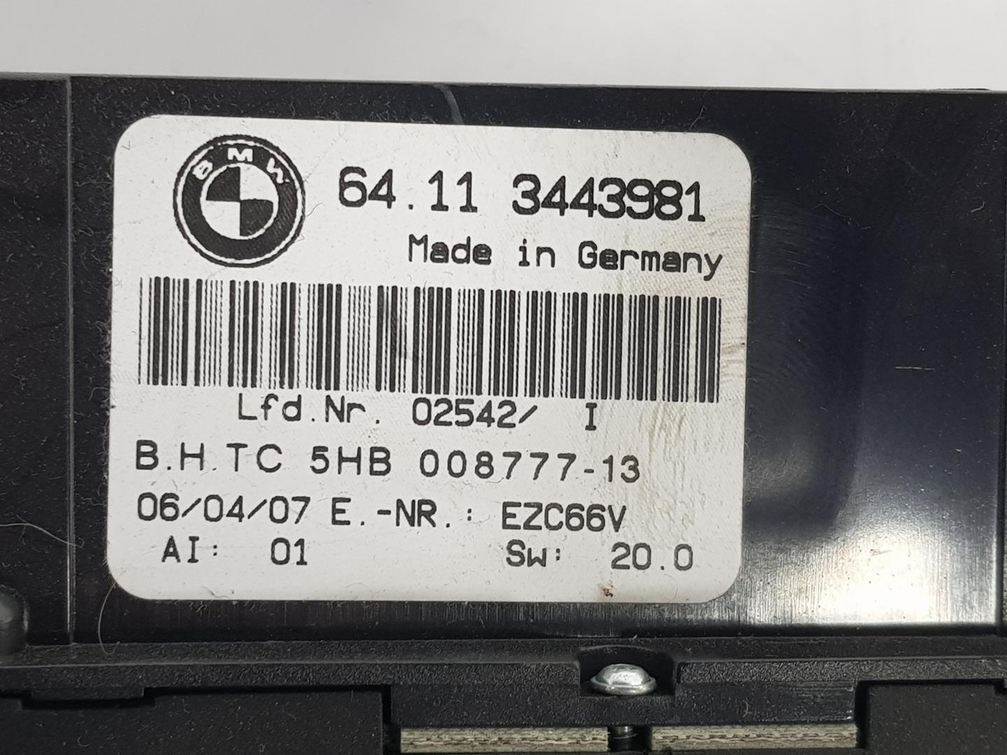 BMW X3 E83 (2003-2010) Unité de climatisation 64113443981, 64113443981 19762931