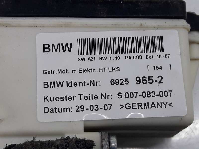 BMW X3 E83 (2003-2010) Rear Left Door Window Control Motor 6925965, 67626925965 19649230