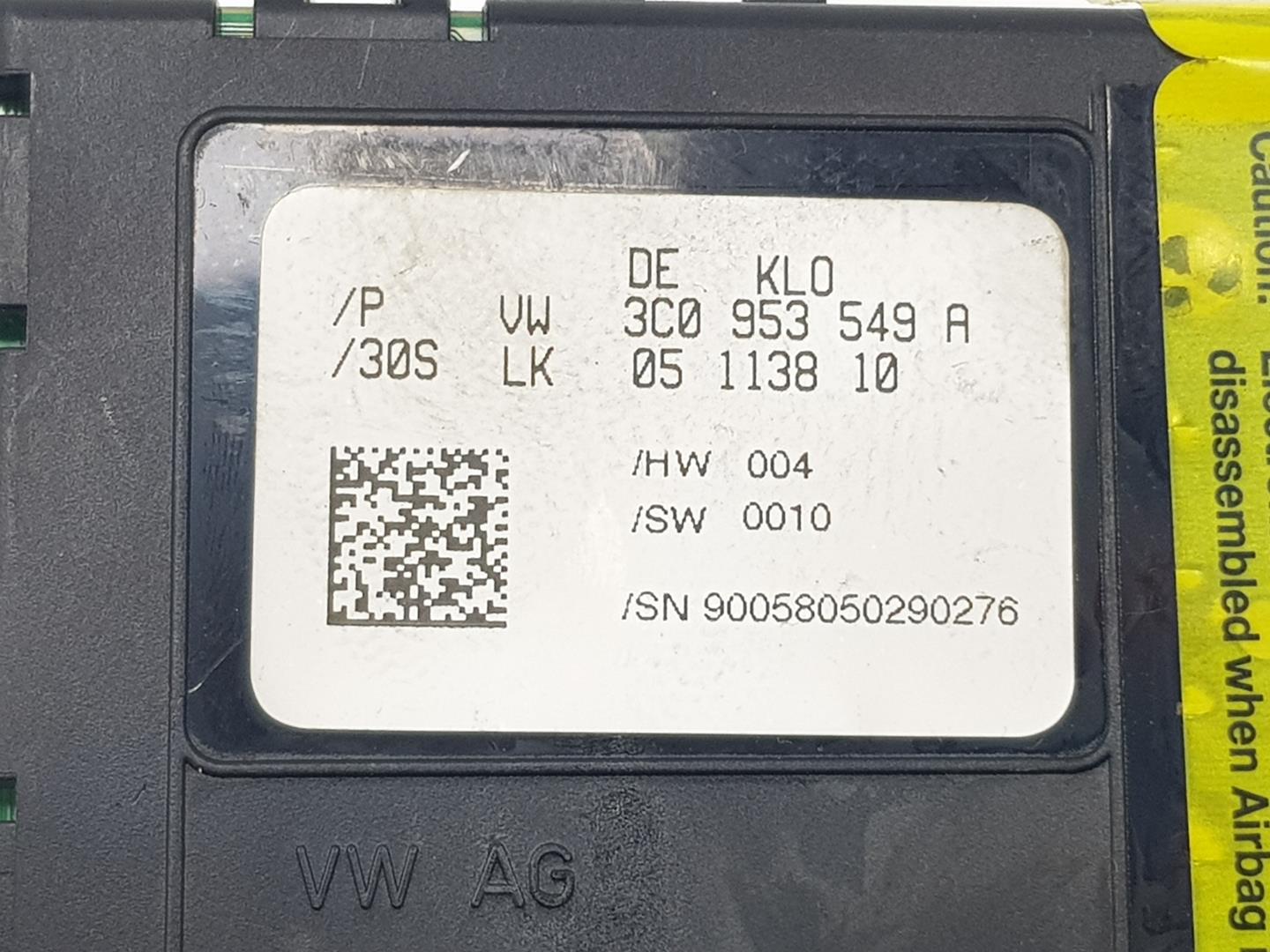VOLKSWAGEN Passat B6 (2005-2010) Calculateur de direction assistée 3C0953549A, 3C0953549A 20354307