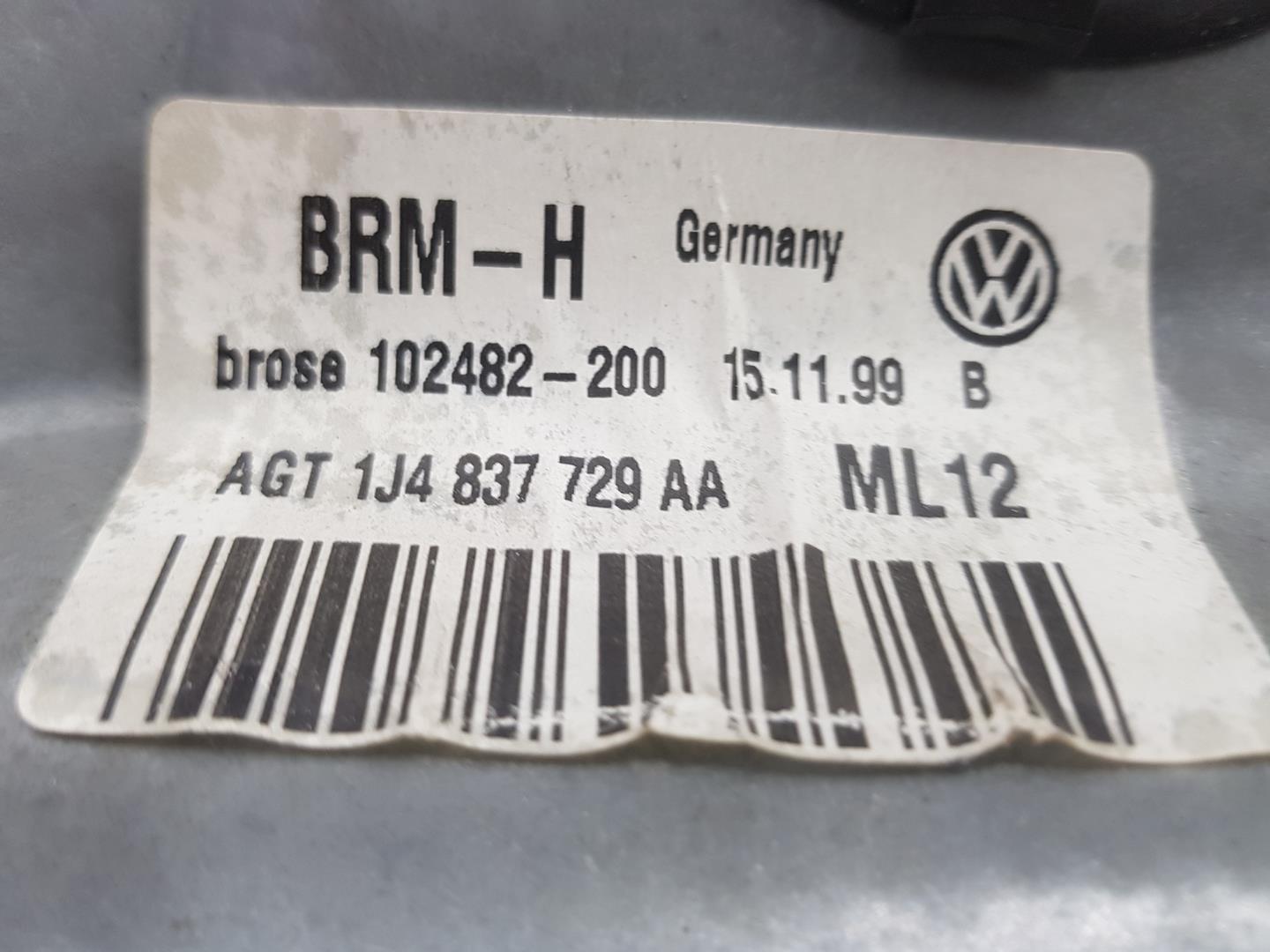 VOLKSWAGEN Bora 1 generation (1998-2005) Front Left Door Window Regulator 1J4837461H, 1J4837461H 21423572